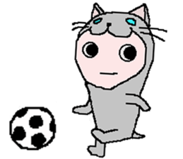 Dogs and cats and rabbits and soccer sticker #5663368
