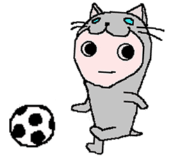 Dogs and cats and rabbits and soccer sticker #5663368