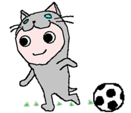 Dogs and cats and rabbits and soccer sticker #5663369