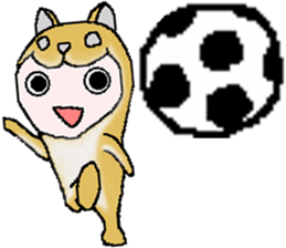 Dogs and cats and rabbits and soccer sticker #5663370