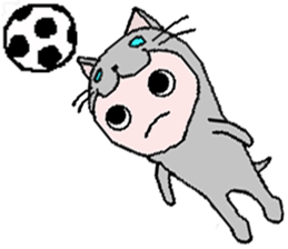 Dogs and cats and rabbits and soccer sticker #5663375