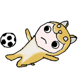 Dogs and cats and rabbits and soccer sticker #5663386