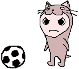 Dogs and cats and rabbits and soccer sticker #5663393