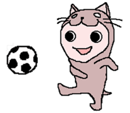 Dogs and cats and rabbits and soccer sticker #5663394