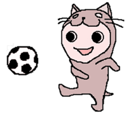 Dogs and cats and rabbits and soccer sticker #5663394