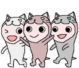 Dogs and cats and rabbits and soccer sticker #5663397