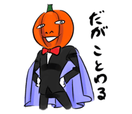 Jack of halloween. sticker #5664451