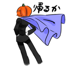 Jack of halloween. sticker #5664463