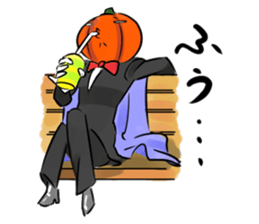 Jack of halloween. sticker #5664470