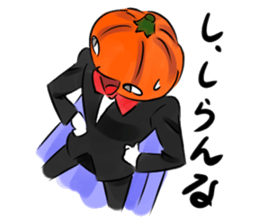 Jack of halloween. sticker #5664481