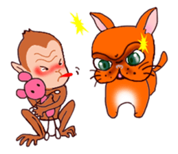 I'm short leg cat sticker #5664663