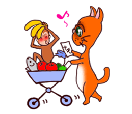 I'm short leg cat sticker #5664667