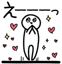 A person and message and line sticker #5665103
