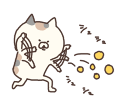 calico cat nonno2 sticker #5665276