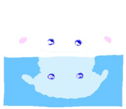 I am a pretty rabbit2. sticker #5667163