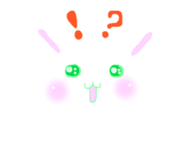 I am a pretty rabbit2. sticker #5667166