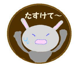 I am a pretty rabbit2. sticker #5667170