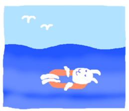 I am a pretty rabbit2. sticker #5667173