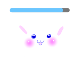 I am a pretty rabbit2. sticker #5667186