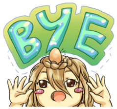 Chicken/Eggs Comical Sticker Set sticker #5667669