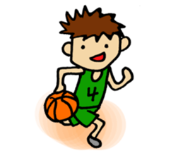 For all basketball players. sticker #5667988