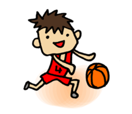 For all basketball players. sticker #5667991