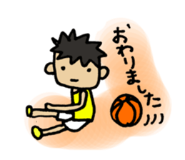 For all basketball players. sticker #5667999