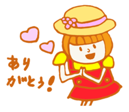 preppie girl sticker #5668348