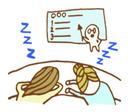 preppie girl sticker #5668374