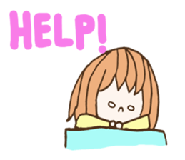 preppie girl sticker #5668377