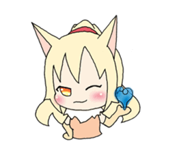 Four Animals girls sticker #5668401