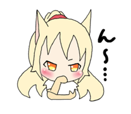 Four Animals girls sticker #5668403