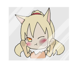 Four Animals girls sticker #5668405