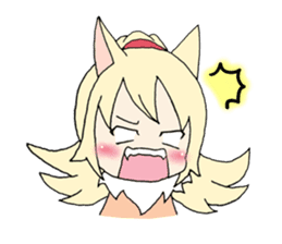 Four Animals girls sticker #5668406