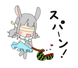 Four Animals girls sticker #5668412