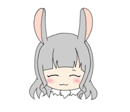 Four Animals girls sticker #5668413