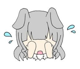 Four Animals girls sticker #5668414