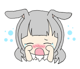 Four Animals girls sticker #5668416