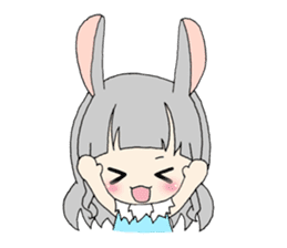 Four Animals girls sticker #5668417