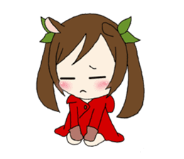 Four Animals girls sticker #5668419