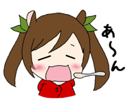 Four Animals girls sticker #5668420