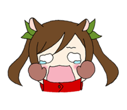 Four Animals girls sticker #5668422