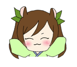 Four Animals girls sticker #5668424