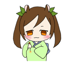 Four Animals girls sticker #5668426