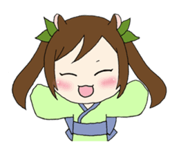 Four Animals girls sticker #5668427