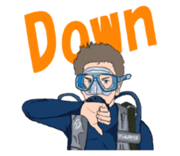 SCUBA Diving Hand Signals sticker #5668752