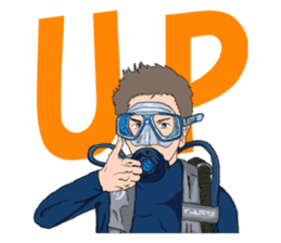 SCUBA Diving Hand Signals sticker #5668753