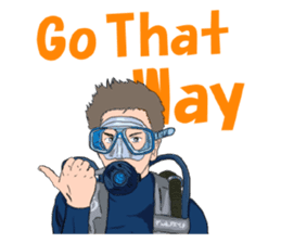 SCUBA Diving Hand Signals sticker #5668754