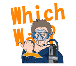 SCUBA Diving Hand Signals sticker #5668755