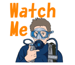 SCUBA Diving Hand Signals sticker #5668756